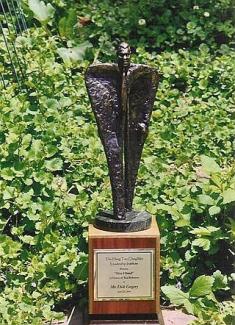 "Here I Stand" bronze award statue